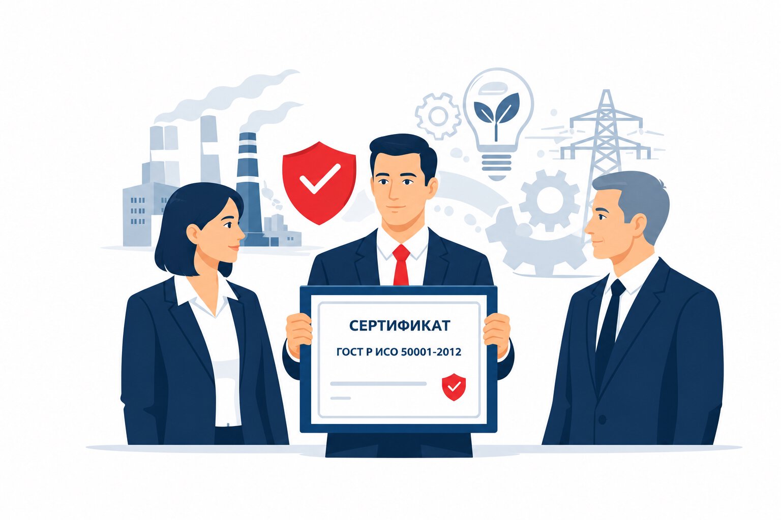 Оформление сертификата ГОСТ Р ИСО 50001-2012 в Джанкое и по всему городскому округу Джанкой республики Крым
