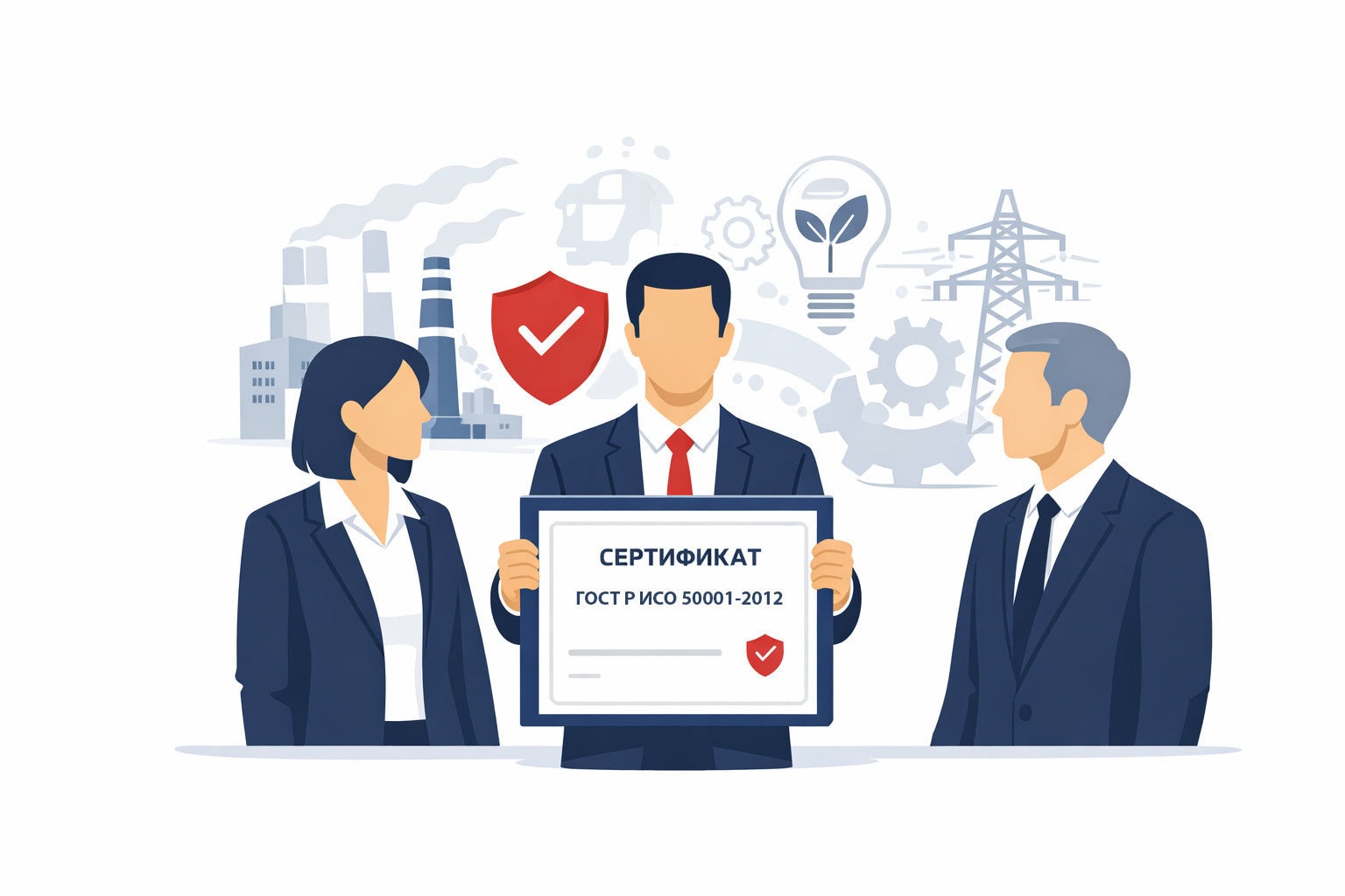 Оформление сертификата ГОСТ Р ИСО 50001-2012 в Джанкое и по всему городскому округу Джанкой республики Крым